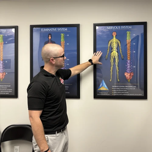 Chiropractor Southington CT Koby Fowler Explaining The Zones